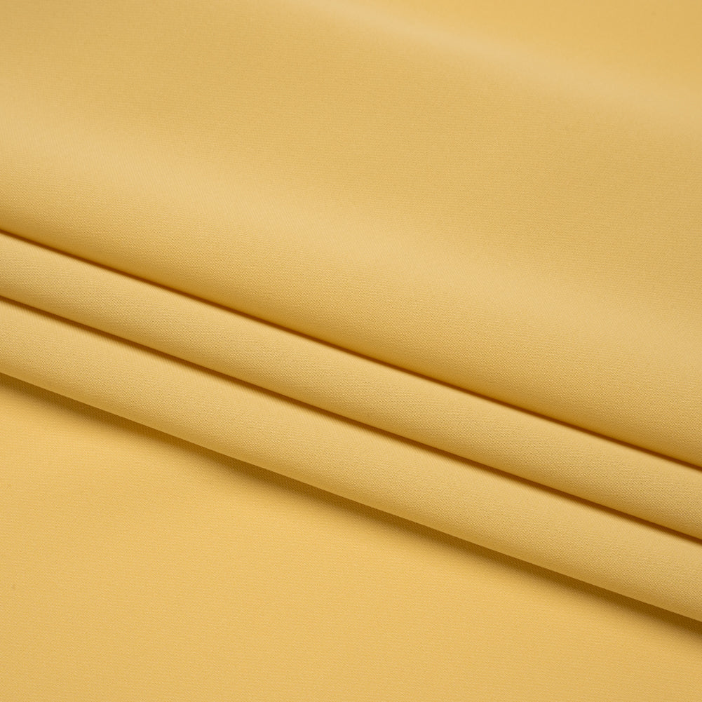 Polyester Double Georgette - Gold - Mimosa Collection by Mood - Folded Polyester Double Georgette - Gold - Mimosa Collection by Mood - Folded