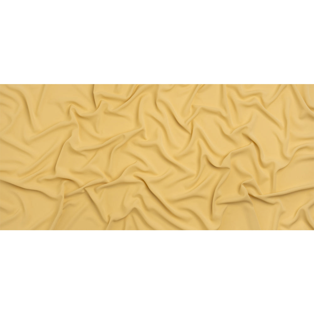 Polyester Double Georgette - Gold - Mimosa Collection by Mood - Full Polyester Double Georgette - Gold - Mimosa Collection by Mood - Full