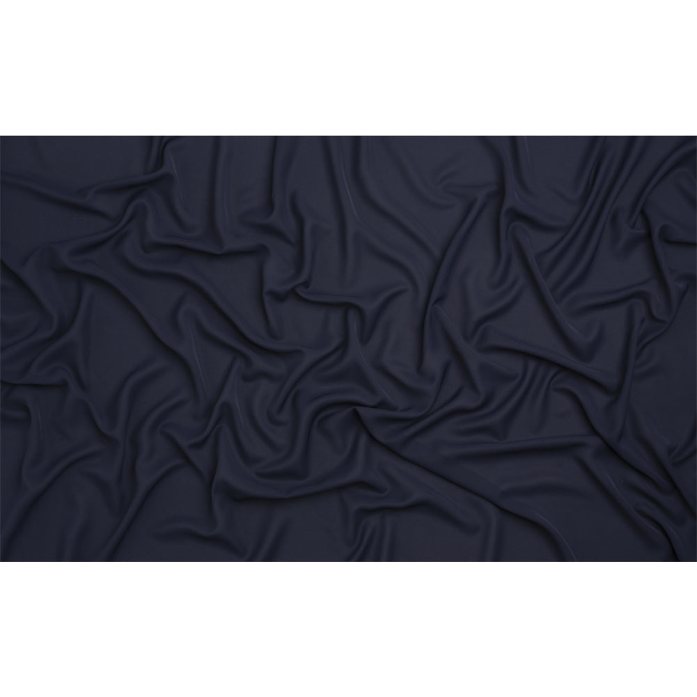 Polyester Double Georgette - Navy - Mimosa Collection by Mood - Full Polyester Double Georgette - Navy - Mimosa Collection by Mood - Full