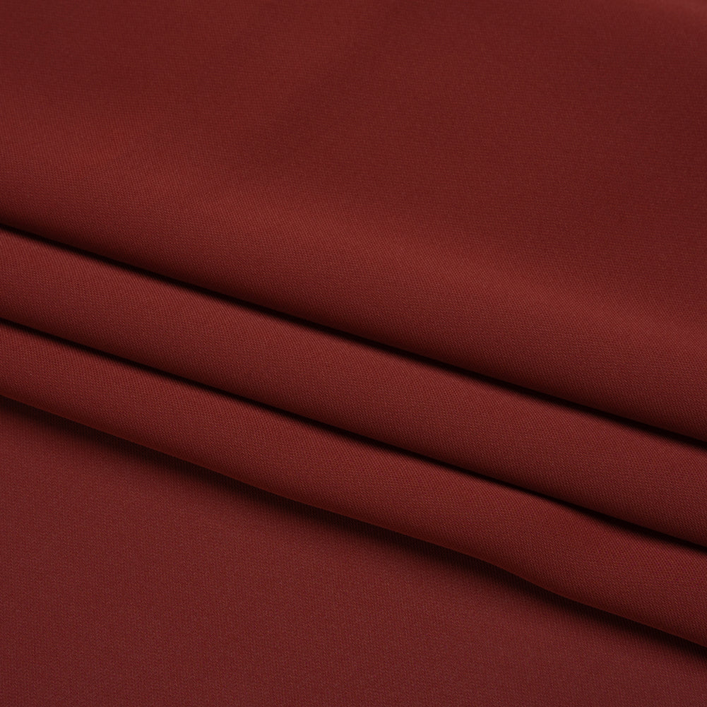 Polyester Double Georgette - Burgundy - Mimosa Collection by Mood - Folded Polyester Double Georgette - Burgundy - Mimosa Collection by Mood - Folded