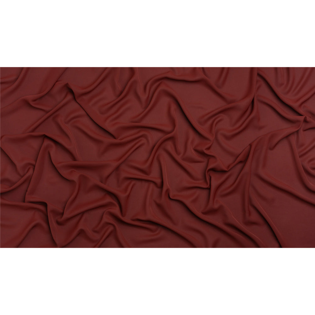 Polyester Double Georgette - Burgundy - Mimosa Collection by Mood - Full Polyester Double Georgette - Burgundy - Mimosa Collection by Mood - Full