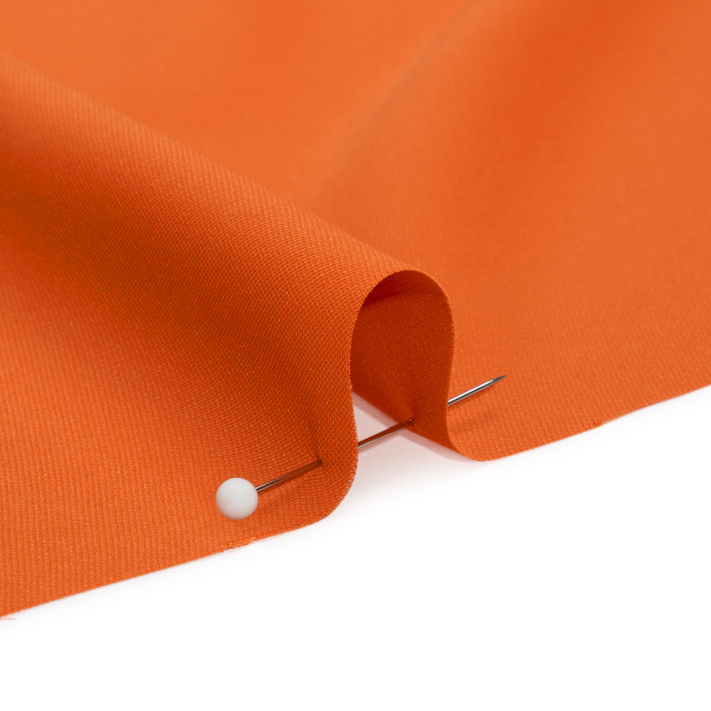 Polyester Double Georgette - Burnt Orange - Mimosa Collection by Mood - Detail Polyester Double Georgette - Burnt Orange - Mimosa Collection by Mood - Detail