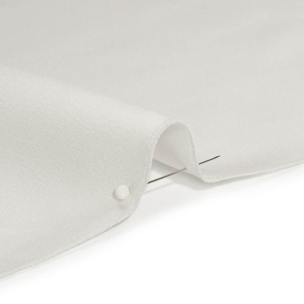 Premium Polyester Satin - Antique White - Gavia Collection by Mood - Detail Premium Polyester Satin - Antique White - Gavia Collection by Mood - Detail