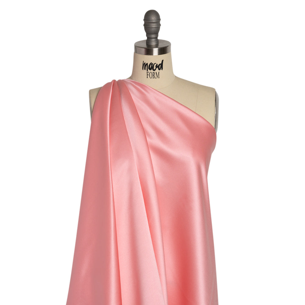 Premium Polyester Satin - Candy Pink - Gavia Collection by Mood - Drape Premium Polyester Satin - Candy Pink - Gavia Collection by Mood - Drape