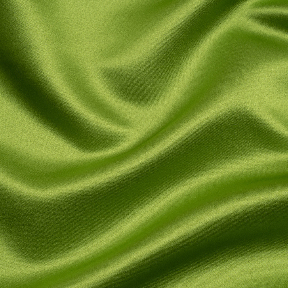 Premium Polyester Satin - Peridot Green - Gavia Collection by Mood - Image 2 of 8 Premium Polyester Satin - Peridot Green - Gavia Collection by Mood - Image 2 of 8
