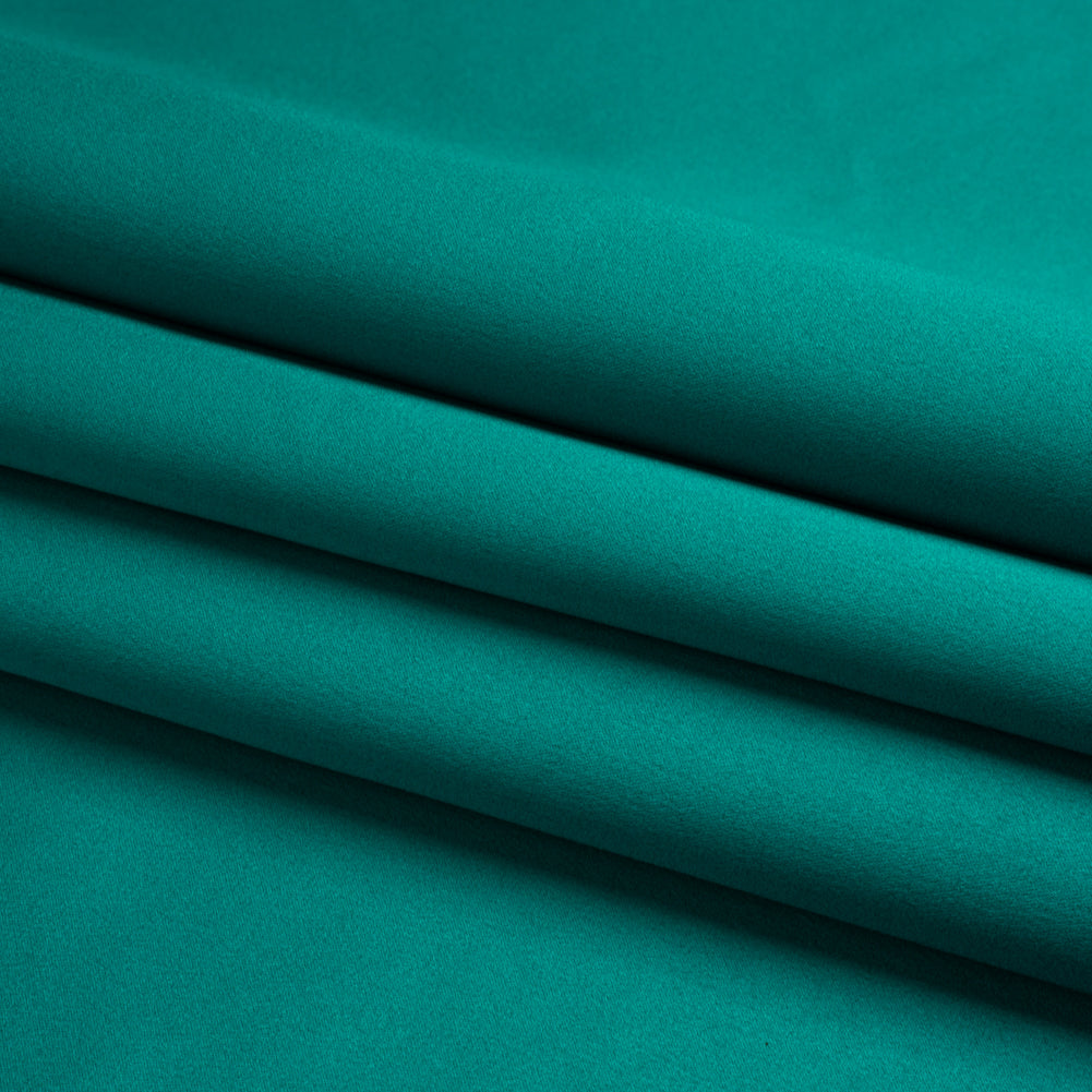 Premium Polyester Satin - Deep Teal - Gavia Collection by Mood - Folded Premium Polyester Satin - Deep Teal - Gavia Collection by Mood - Folded