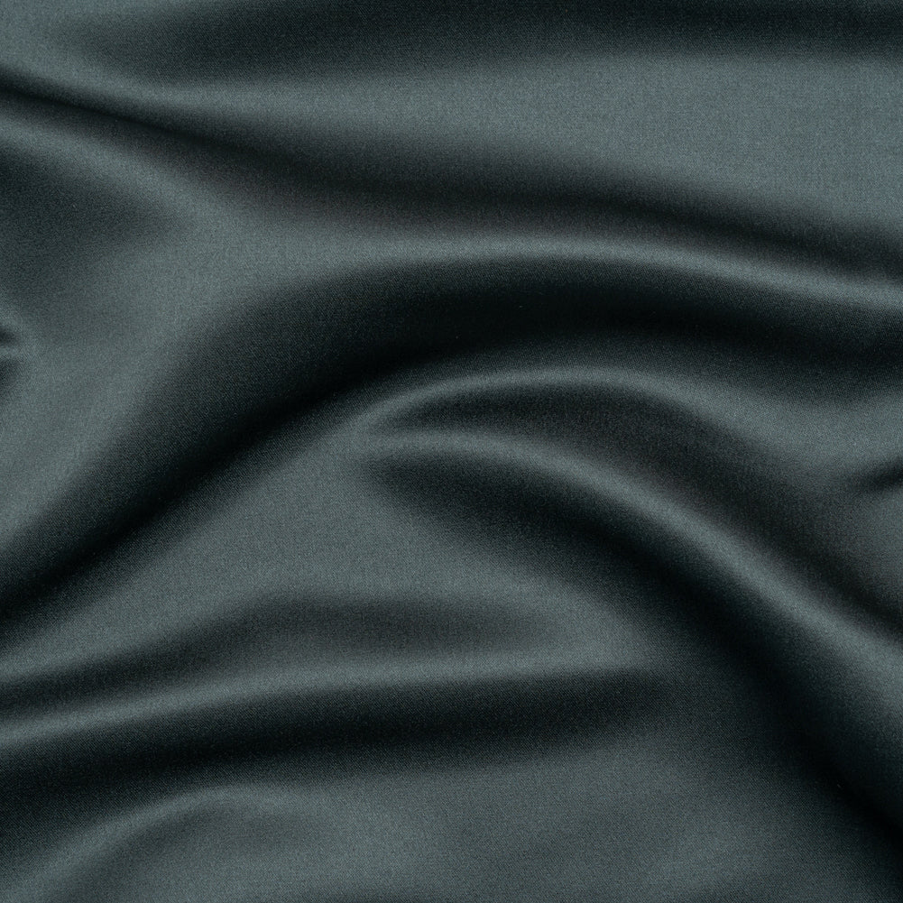 Premium Polyester Satin - Charcoal Gray - Gavia Collection by Mood Premium Polyester Satin - Charcoal Gray - Gavia Collection by Mood