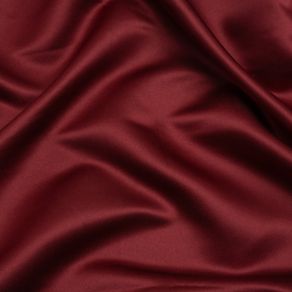 Premium Polyester Satin - Burgundy - Gavia Collection by Mood - Image 2 of 8 Premium Polyester Satin - Burgundy - Gavia Collection by Mood - Image 2 of 8