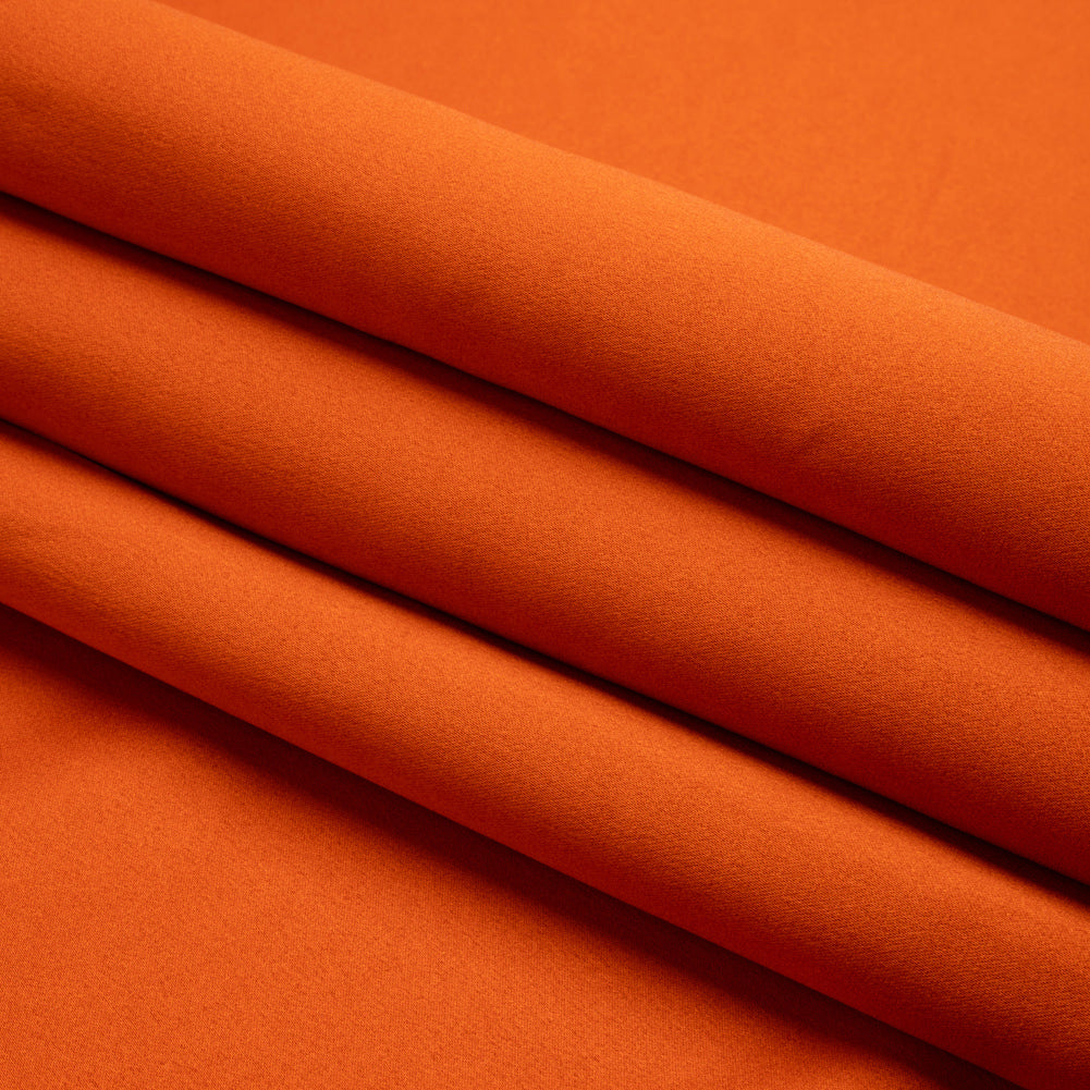 Premium Polyester Satin - Burnt Orange - Gavia Collection by Mood - Folded Premium Polyester Satin - Burnt Orange - Gavia Collection by Mood - Folded
