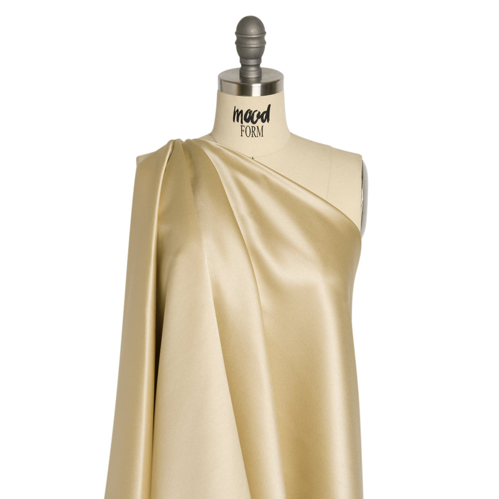 Premium Polyester Satin - Cashmere - Gavia Collection by Mood - Drape Premium Polyester Satin - Cashmere - Gavia Collection by Mood - Drape