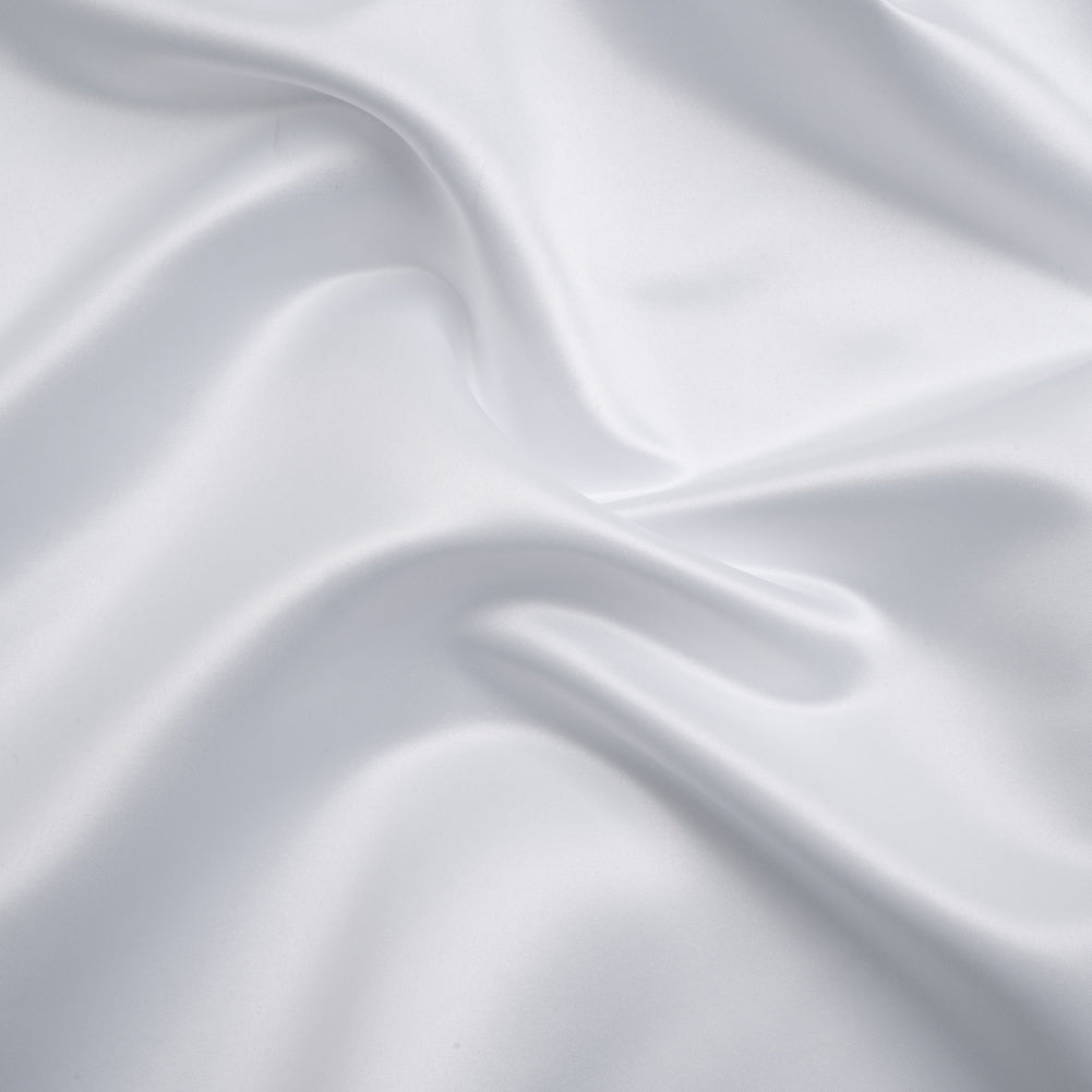 Polyester Satin - White - Anas Collection by Mood Polyester Satin - White - Anas Collection by Mood