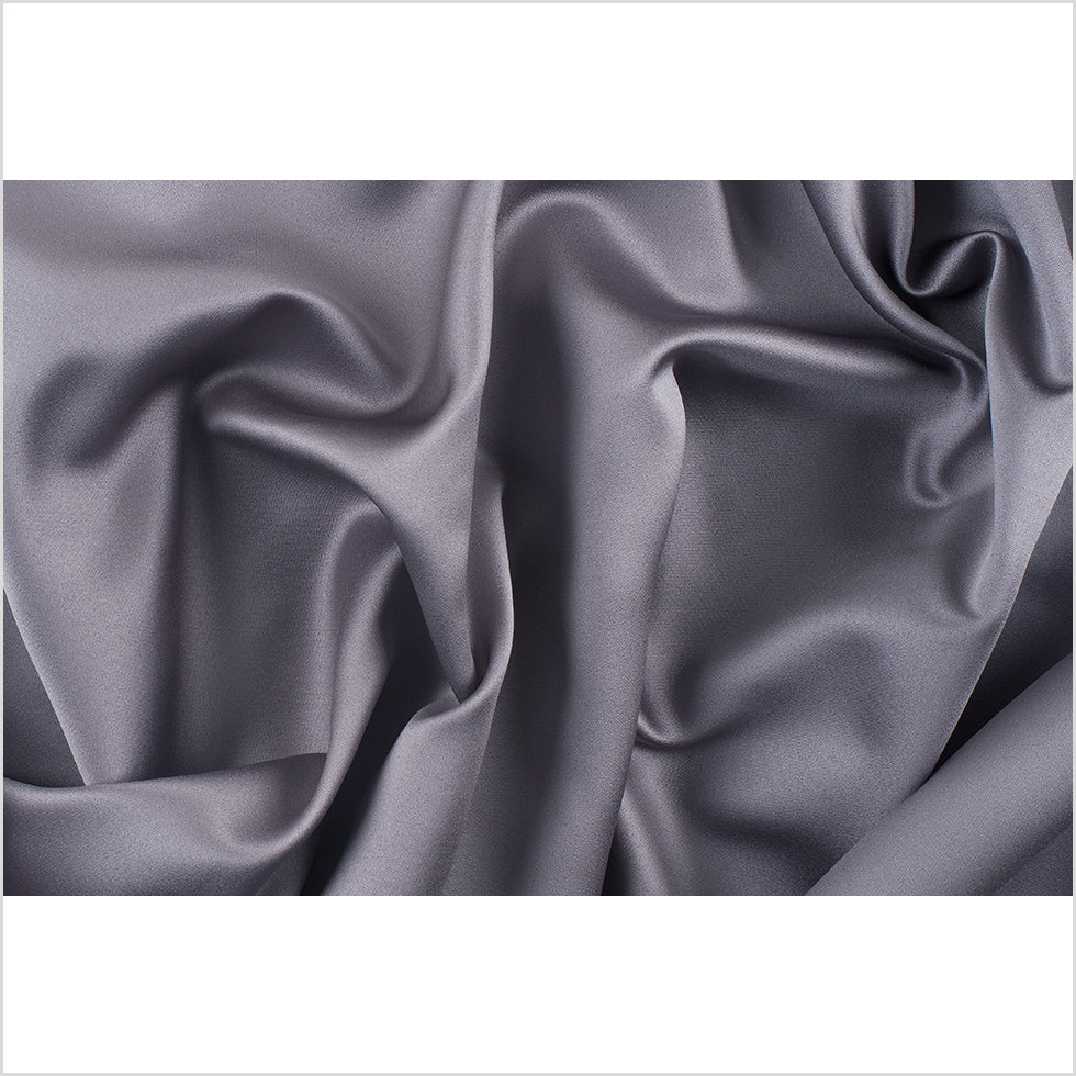 Polyester Satin - Heather Gray - Reverie Collection Full Polyester Satin - Heather Gray - Reverie Collection Full