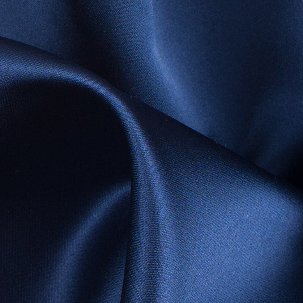 Polyester Satin - Ultra Indigo - Reverie Collection - Detail Polyester Satin - Ultra Indigo - Reverie Collection - Detail