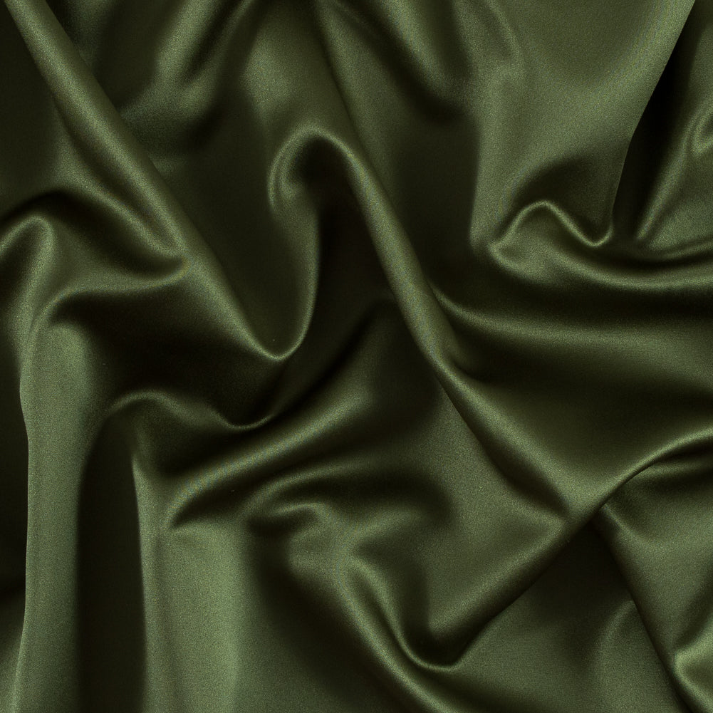 Polyester Satin - Moss Green - Reverie Collection Polyester Satin - Moss Green - Reverie Collection
