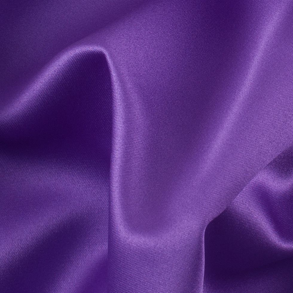 Polyester Satin - Purple Majesty - Reverie Collection Detail Polyester Satin - Purple Majesty - Reverie Collection Detail