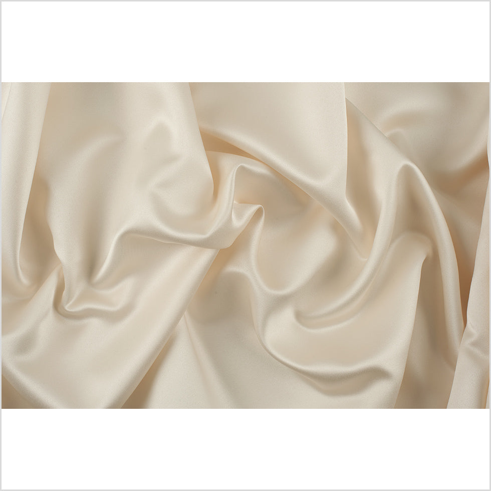 Polyester Satin - Vanilla Cream - Reverie Collection Full Polyester Satin - Vanilla Cream - Reverie Collection Full