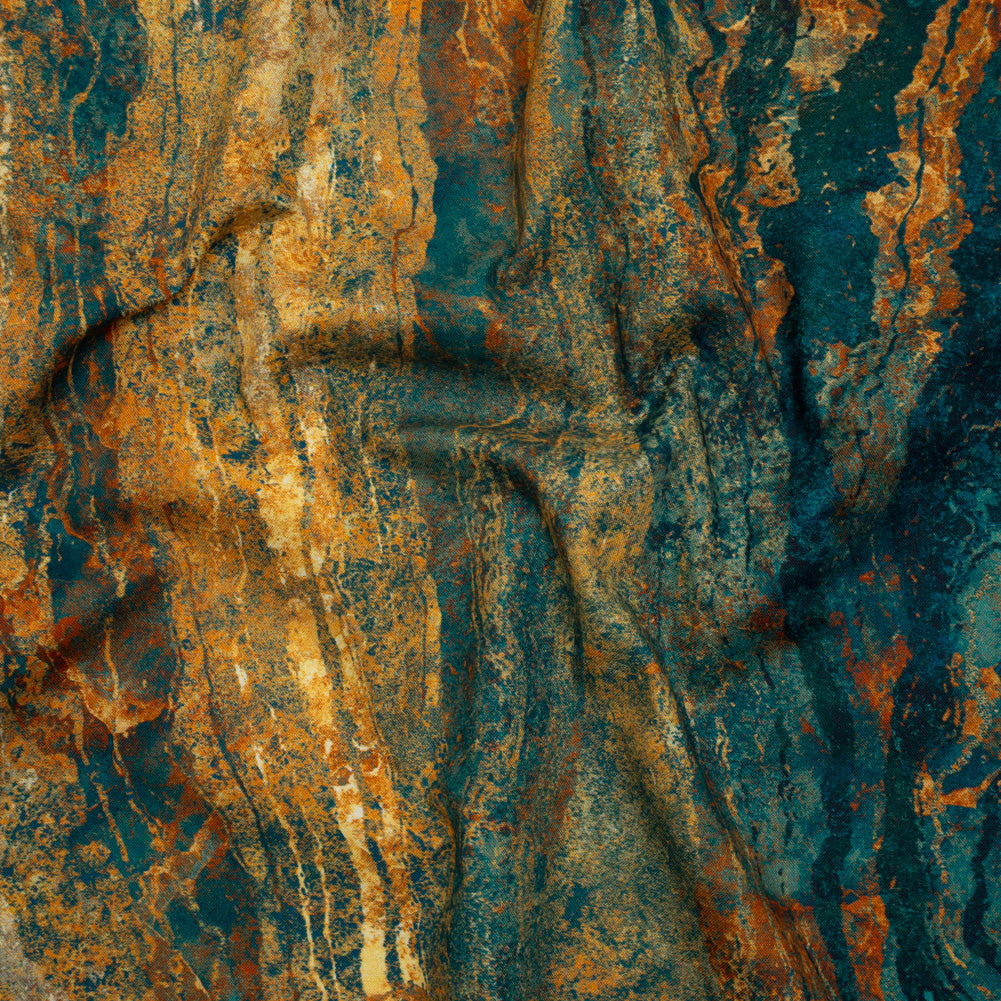 Stonehenge Quilting Cotton by Northcott - Oxidized Copper Swirling Lines Gradient - Ombre II Collection Stonehenge Quilting Cotton by Northcott - Oxidized Copper Swirling Lines Gradient - Ombre II Collection