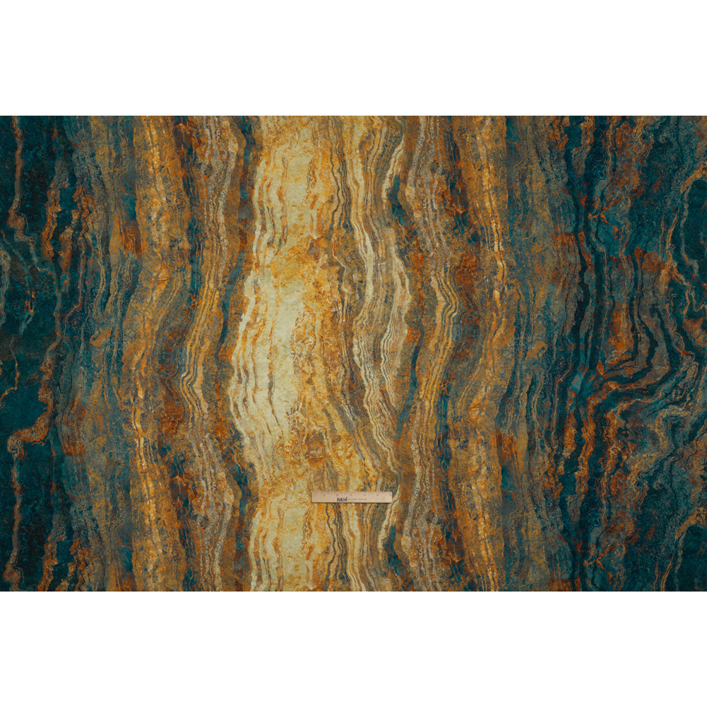 Stonehenge Wide Backing Quilting Cotton by Northcott - Oxidized Copper Swirling Lines Gradient, 108" Width - Ombre Wide Backing II Collection - Full Stonehenge Wide Backing Quilting Cotton by Northcott - Oxidized Copper Swirling Lines Gradient, 108" Width - Ombre Wide Backing II Collection - Full
