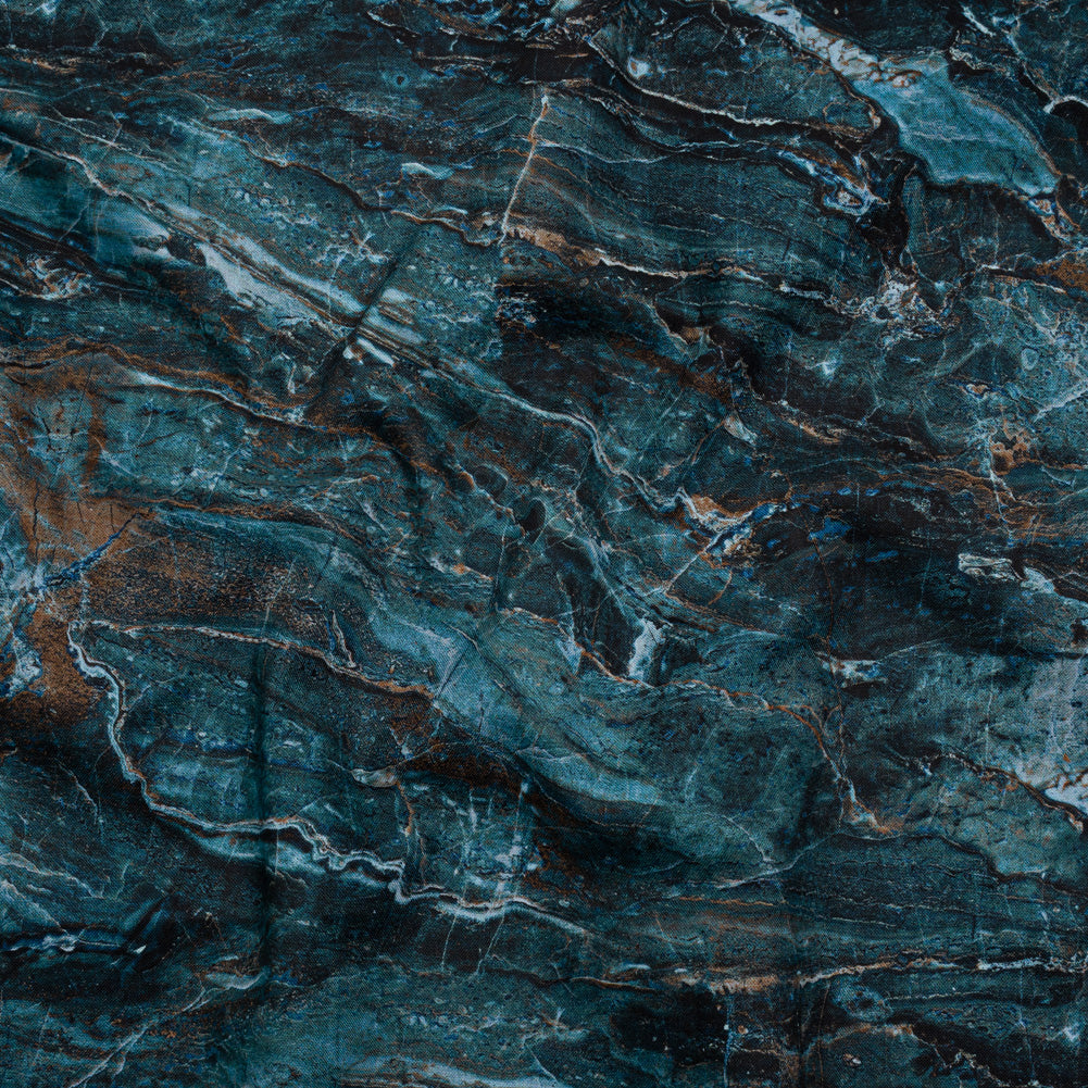 Stonehenge Wide Backing Quilting Cotton by Northcott - Prussian Marble 5 Stone Swirl, 108" Width - Surfaces Wide Backing Collection Stonehenge Wide Backing Quilting Cotton by Northcott - Prussian Marble 5 Stone Swirl, 108" Width - Surfaces Wide Backing Collection
