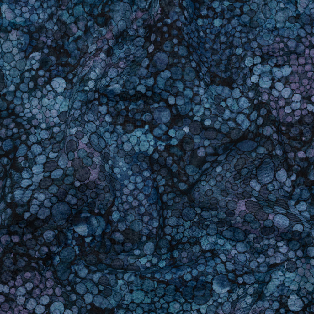 Wide Backing Quilting Cotton by Northcott, 108" Wide - Twilight Bubbles - Bliss Wide Backing Collection Wide Backing Quilting Cotton by Northcott, 108" Wide - Twilight Bubbles - Bliss Wide Backing Collection