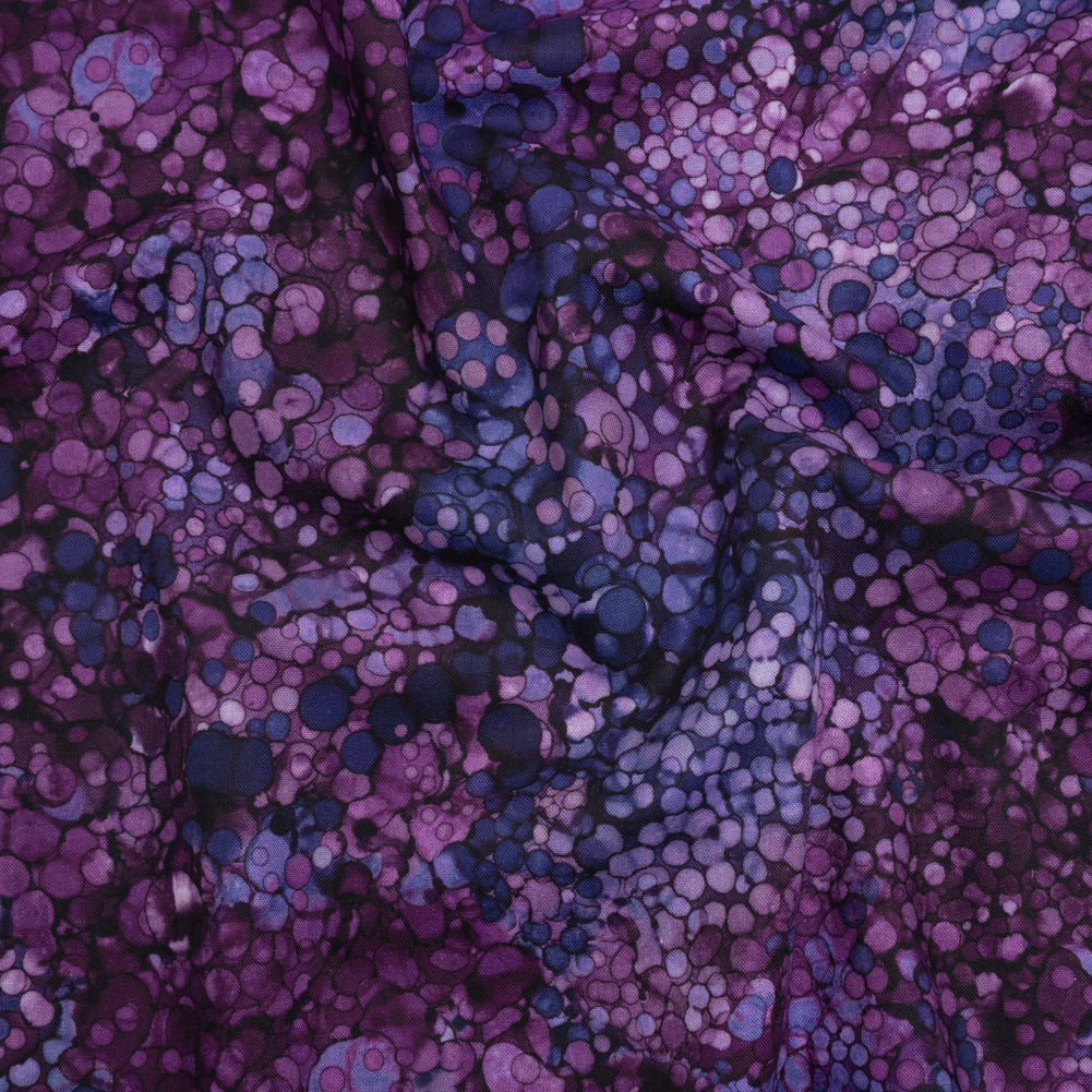 Wide Backing Quilting Cotton by Northcott, 108" Wide - Amethyst Bubbles - Bliss Wide Backing Collection Wide Backing Quilting Cotton by Northcott, 108" Wide - Amethyst Bubbles - Bliss Wide Backing Collection