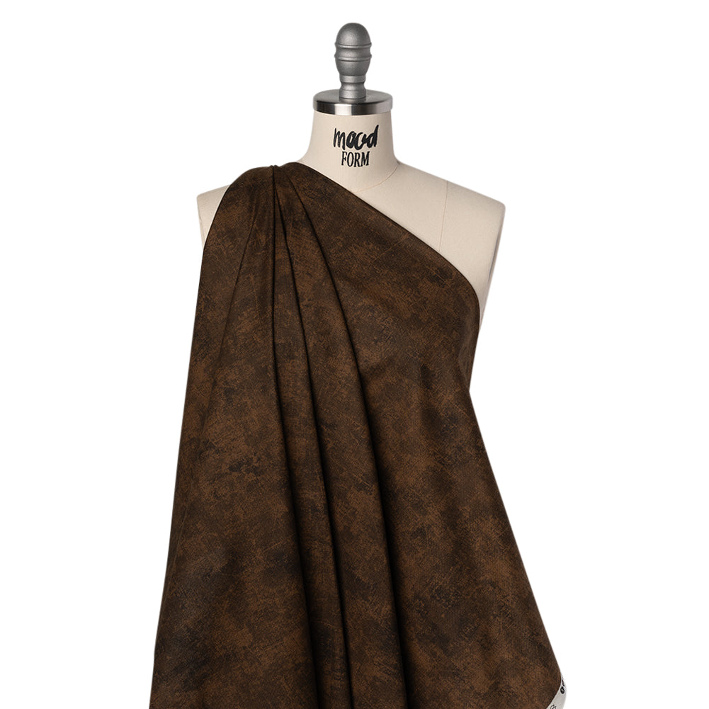 Printed Quilting Cotton by Northcott - Coffee Bean Painterly Texture - Canvas Collection - Folded Printed Quilting Cotton by Northcott - Coffee Bean Painterly Texture - Canvas Collection - Folded