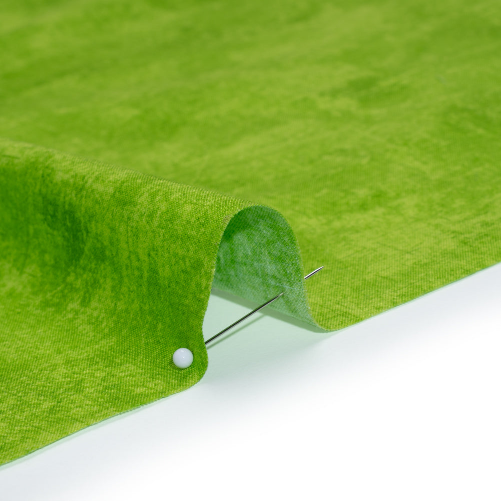 Printed Quilting Cotton by Northcott - Lime Twist Painterly Texture - Canvas Collection Full Printed Quilting Cotton by Northcott - Lime Twist Painterly Texture - Canvas Collection Full