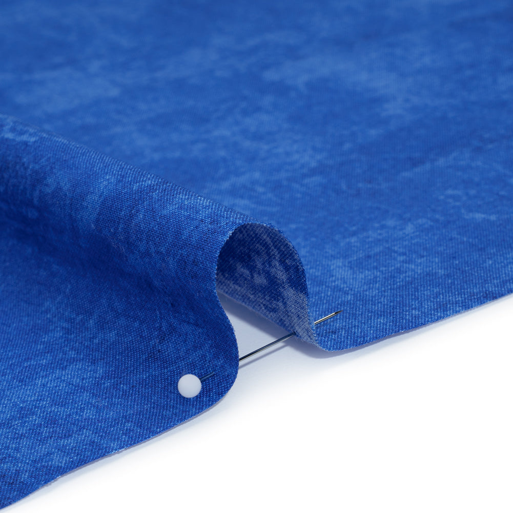 Printed Quilting Cotton by Northcott - Sapphire Painterly Texture - Canvas Collection - Full - Image 4 of 6 Printed Quilting Cotton by Northcott - Sapphire Painterly Texture - Canvas Collection - Full - Image 4 of 6