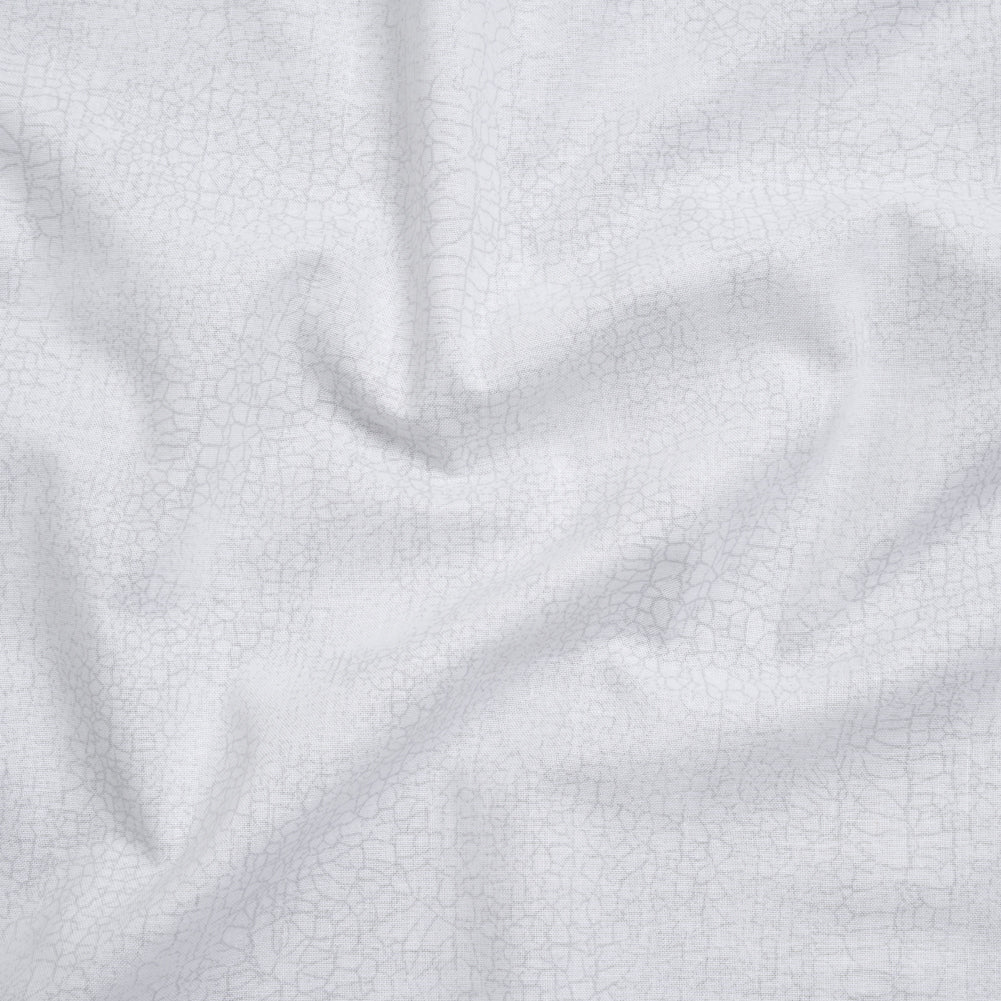 Quilting Cotton by Northcott - Snow Textural Abstract - Crackle Collection Drape Quilting Cotton by Northcott - Snow Textural Abstract - Crackle Collection Drape