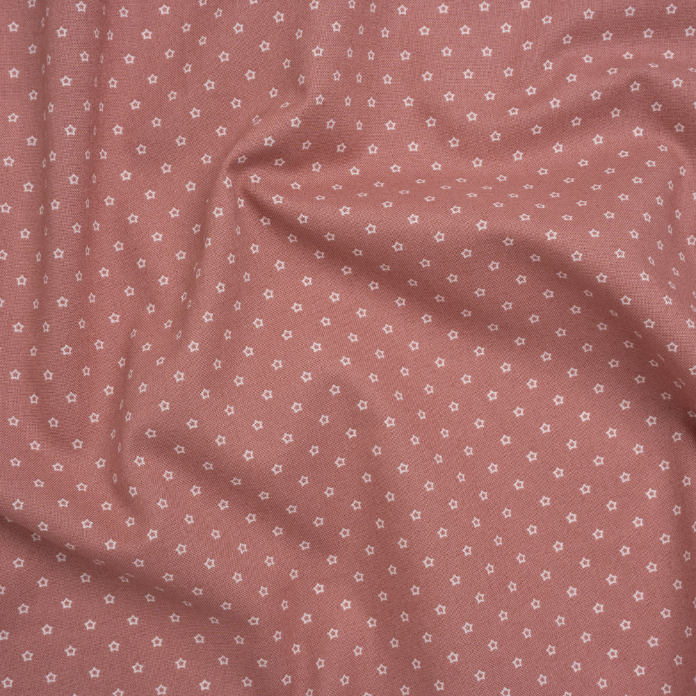 Printed Quilting Cotton by Ghazal Razavi for FIGO Studio - Rhubarb Stars - Nest Collection Printed Quilting Cotton by Ghazal Razavi for FIGO Studio - Rhubarb Stars - Nest Collection