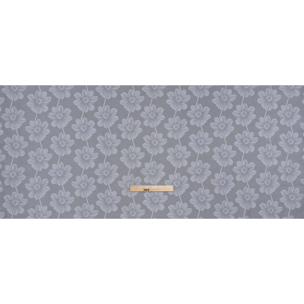 Printed Quilting Cotton by Anna Maria Textiles for Northcott - Overcast Anemone Floral - Indelible Soft Collection - Full Printed Quilting Cotton by Anna Maria Textiles for Northcott - Overcast Anemone Floral - Indelible Soft Collection - Full