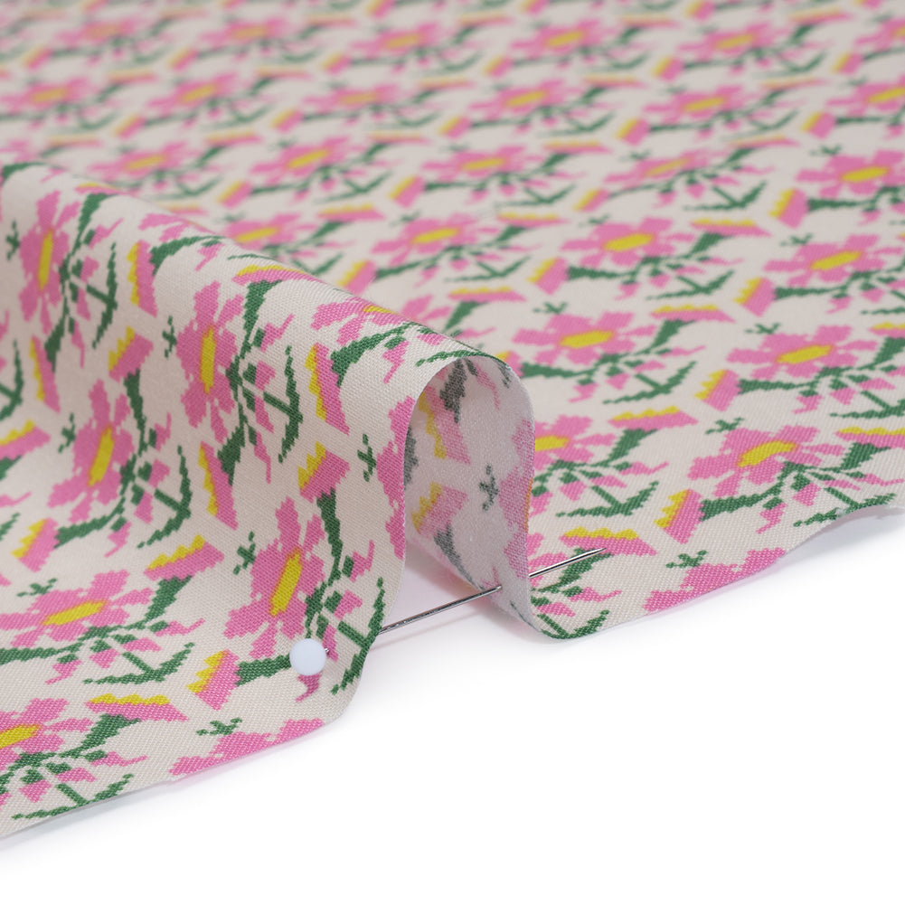 Printed Quilting Cotton by Anna Maria Textiles for Northcott - Sweet Posey Floral - Heiress Collection - Detail Printed Quilting Cotton by Anna Maria Textiles for Northcott - Sweet Posey Floral - Heiress Collection - Detail