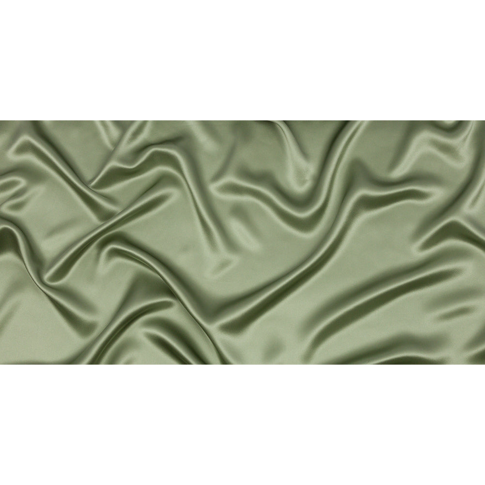 Silk Charmeuse 44" - Oil Green - Premium Collection - Full Silk Charmeuse 44" - Oil Green - Premium Collection - Full