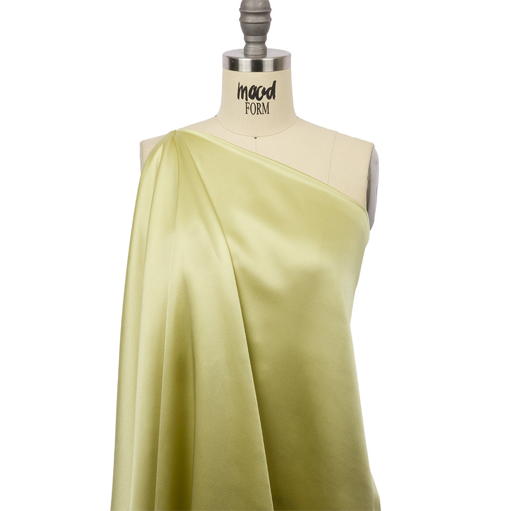 Silk Charmeuse 44" - Linden Green - Premium Collection - Drape Silk Charmeuse 44" - Linden Green - Premium Collection - Drape