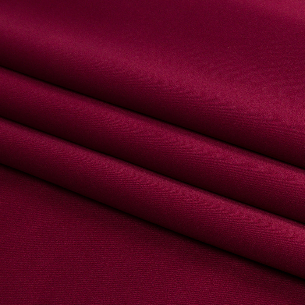Silk Charmeuse 44" - Wine - Premium Collection - Folded Silk Charmeuse 44" - Wine - Premium Collection - Folded