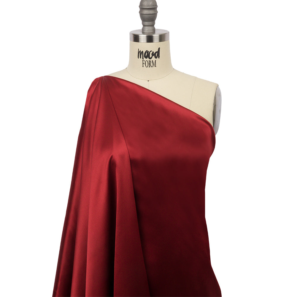 Silk Charmeuse 44" - Rust - Premium Collection - Drape Silk Charmeuse 44" - Rust - Premium Collection - Drape