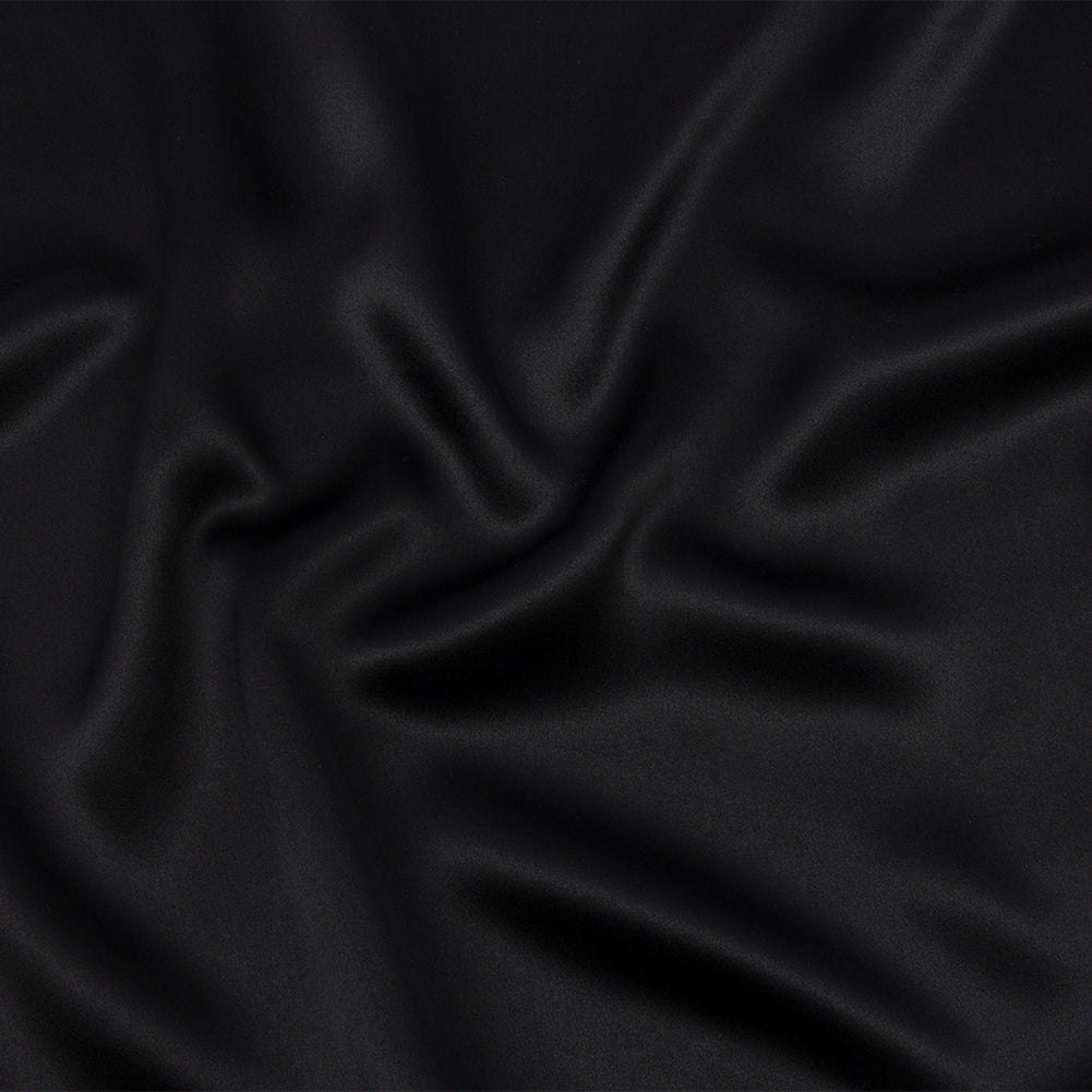 Silk Charmeuse 54" - Black - Premium Collection Silk Charmeuse 54" - Black - Premium Collection