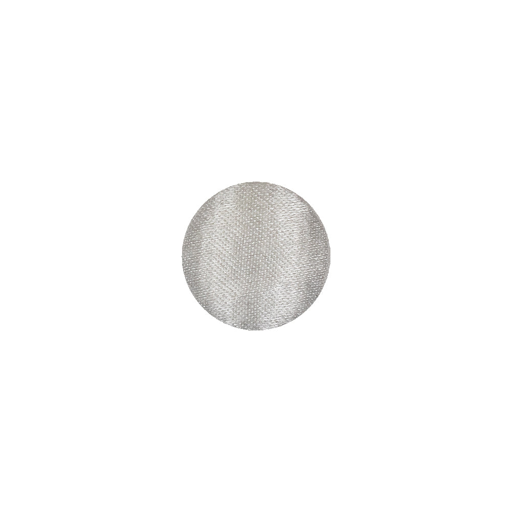 Mood Exclusive Bright White Silk Covered Button - 18L/11.5mm Mood Exclusive Bright White Silk Covered Button - 18L/11.5mm