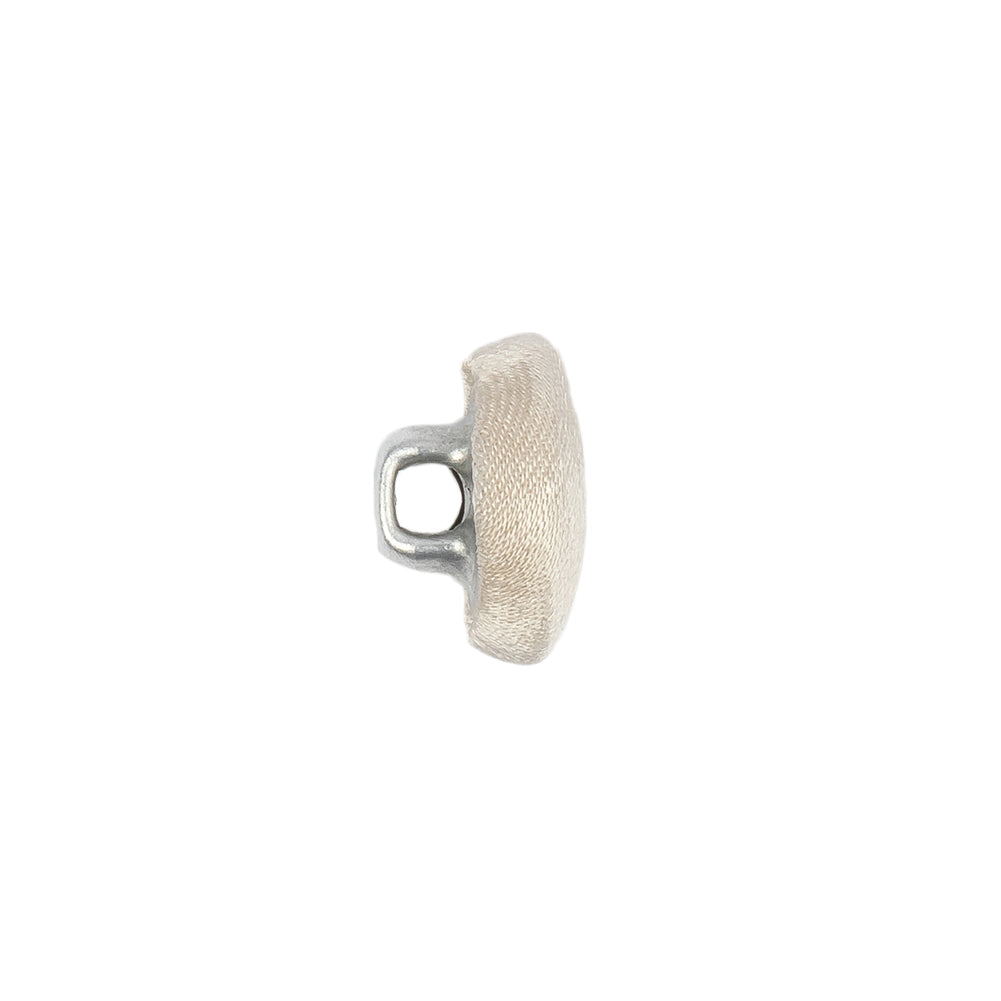 Mood Exclusive Tapioca Silk Covered Button - 20L/12.5mm - Folded Mood Exclusive Tapioca Silk Covered Button - 20L/12.5mm - Folded