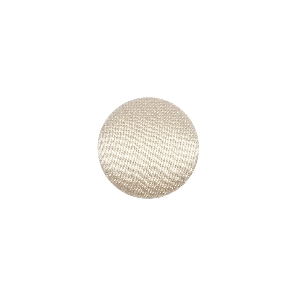 Mood Exclusive Tapioca Silk Covered Button - 20L/12.5mm Mood Exclusive Tapioca Silk Covered Button - 20L/12.5mm