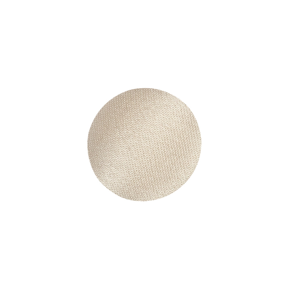 Mood Exclusive Tapioca Silk Covered Button - 24L/15mm Mood Exclusive Tapioca Silk Covered Button - 24L/15mm
