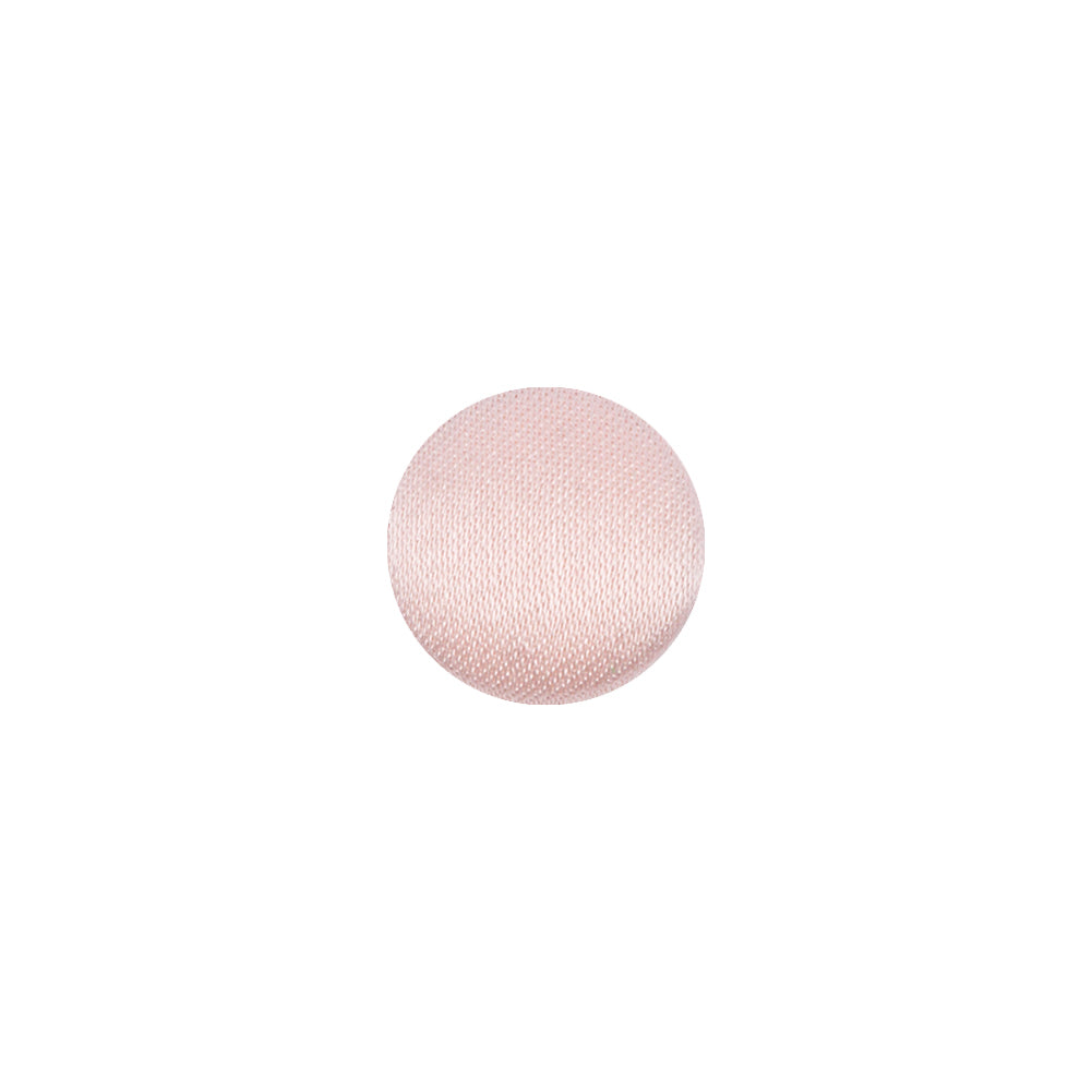 Mood Exclusive Veiled Rose Silk Covered Button - 18L/11.5mm Mood Exclusive Veiled Rose Silk Covered Button - 18L/11.5mm