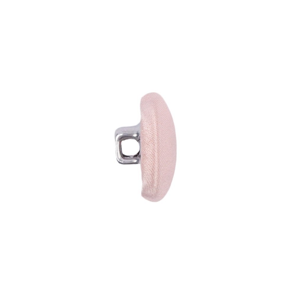 Mood Exclusive Veiled Rose Silk Covered Button - 24L/15mm Folded Mood Exclusive Veiled Rose Silk Covered Button - 24L/15mm Folded
