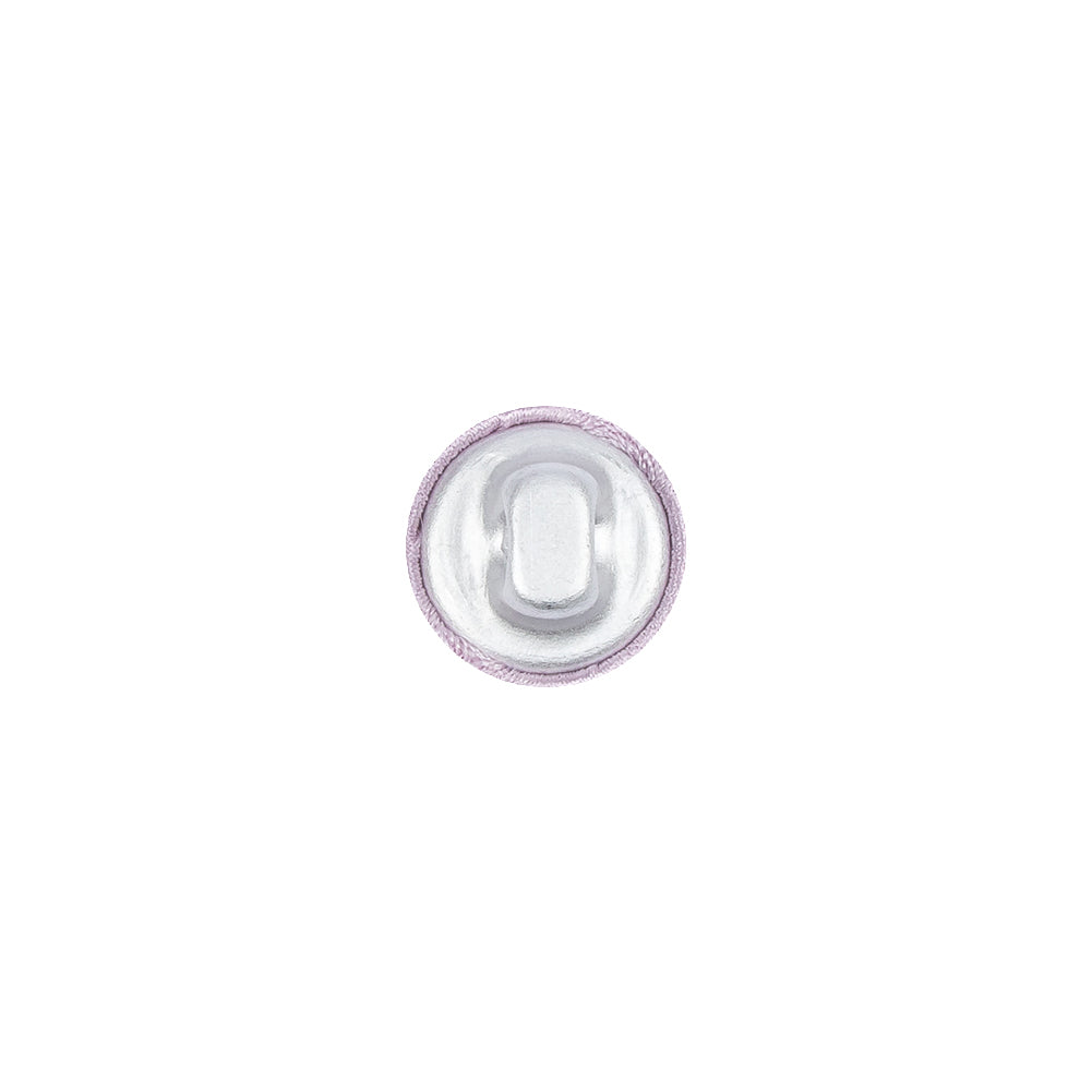 Mood Exclusive Lavender Fog Silk Covered Button - 16L/10mm - Detail Mood Exclusive Lavender Fog Silk Covered Button - 16L/10mm - Detail