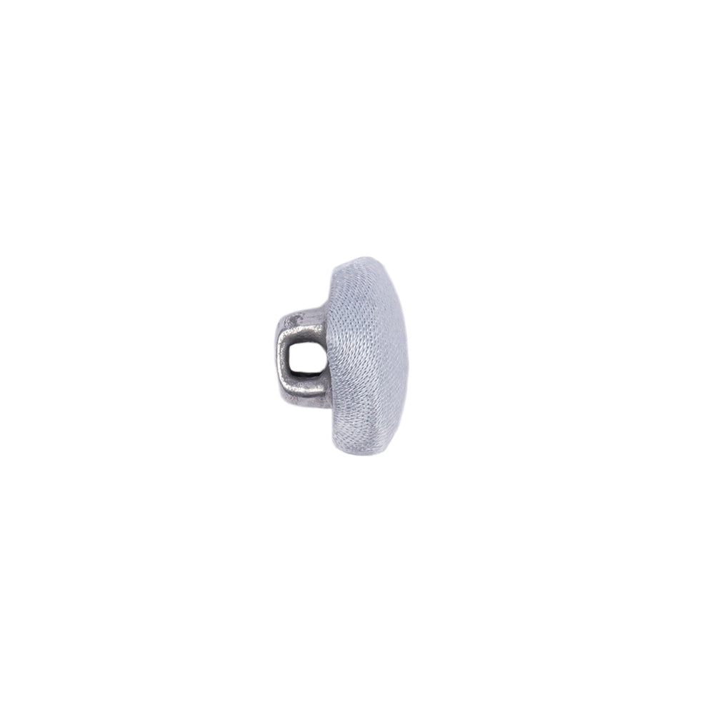 Mood Exclusive Gray Dawn Silk Covered Button - 18L/11.5mm Folded Mood Exclusive Gray Dawn Silk Covered Button - 18L/11.5mm Folded