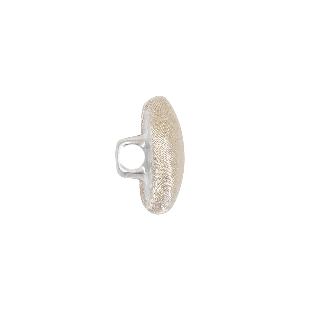Mood Exclusive Ivory Silk Covered Button - 24L/15mm - Folded Mood Exclusive Ivory Silk Covered Button - 24L/15mm - Folded