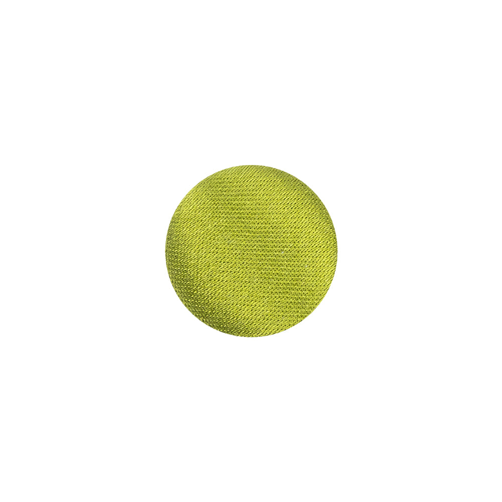 Mood Exclusive Peridot Silk Covered Button - 20L/12.5mm Mood Exclusive Peridot Silk Covered Button - 20L/12.5mm
