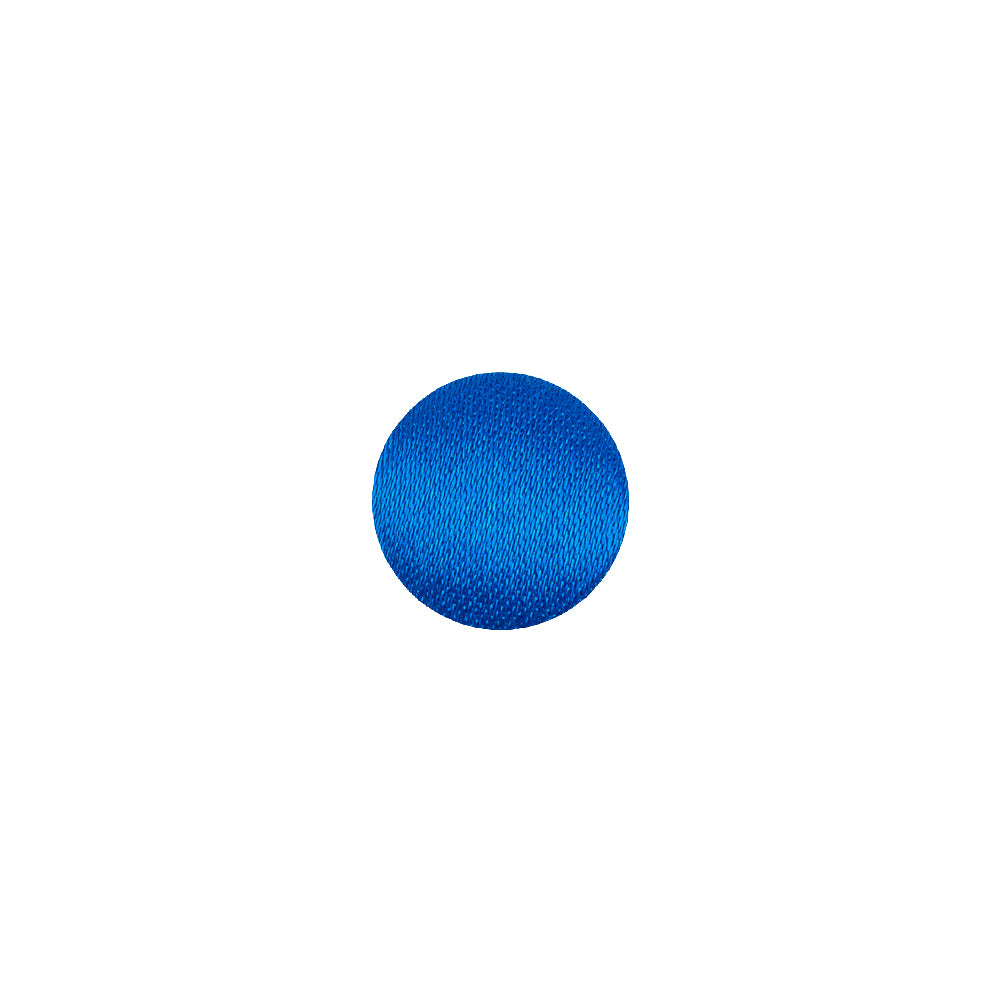 Mood Exclusive Princess Blue Silk Covered Button - 16L/10mm Mood Exclusive Princess Blue Silk Covered Button - 16L/10mm