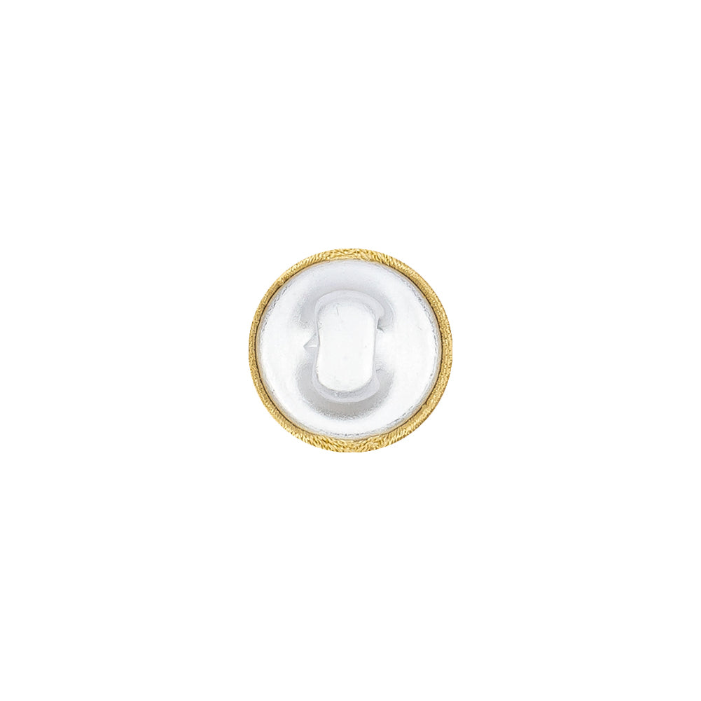 Mood Exclusive Gold Silk Covered Button - 18L/11.5mm - Detail Mood Exclusive Gold Silk Covered Button - 18L/11.5mm - Detail