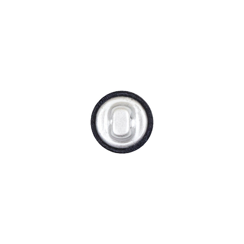 Mood Exclusive Navy Silk Covered Button - 16L/10mm - Detail Mood Exclusive Navy Silk Covered Button - 16L/10mm - Detail